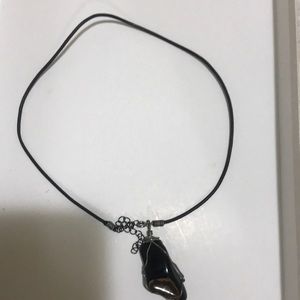 Black onyx necklace